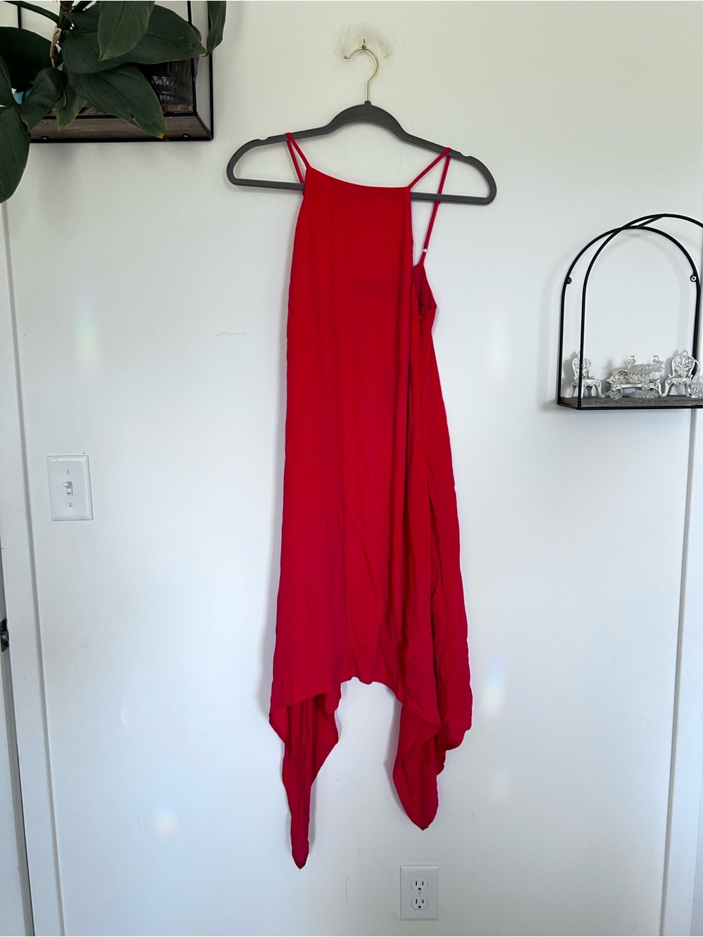 NWT MinkPink Pink Asymmetrical Mid Length Dress Size Medium